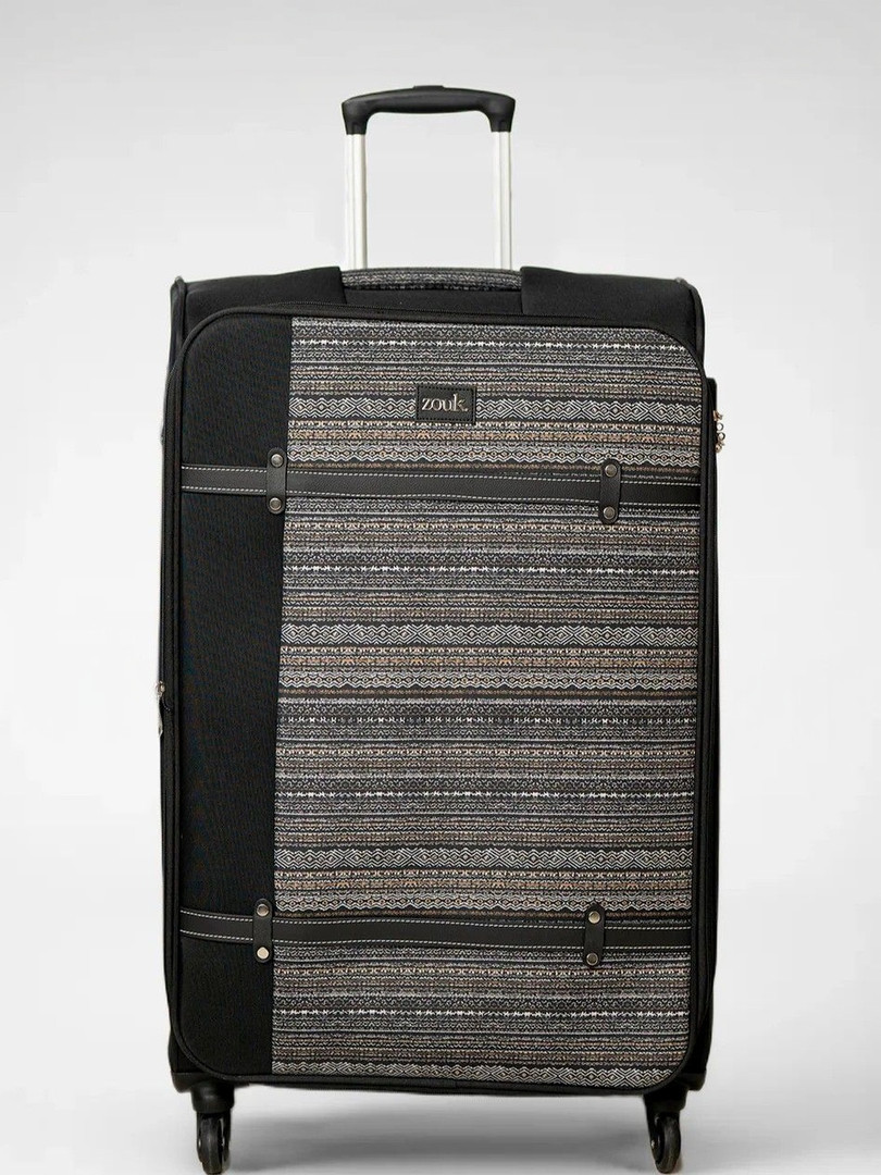 Bags & Backpacks ZOUK Printed Hard-Sided Large Trolley Bag